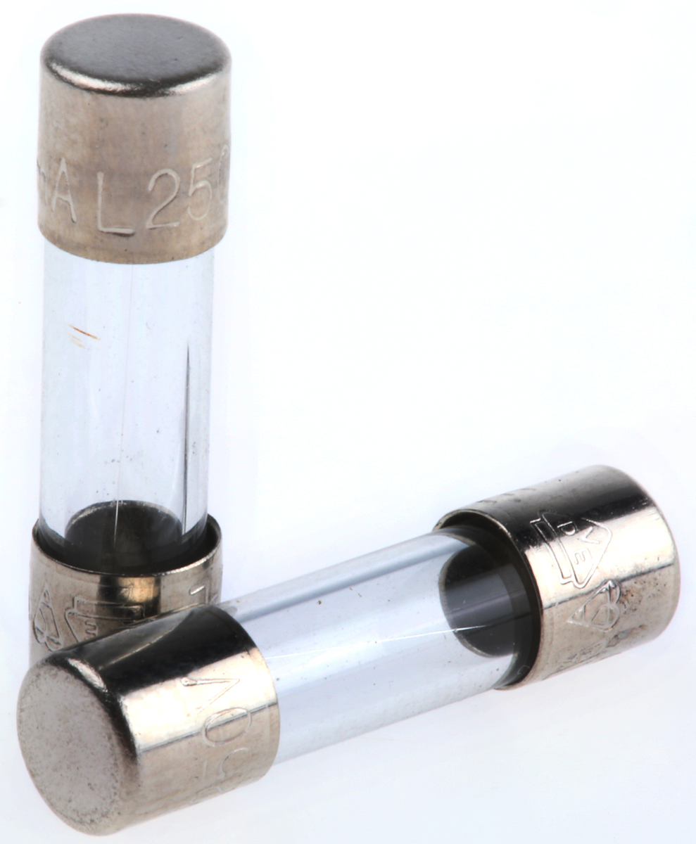 RS PRO 400mA F Glass Cartridge Fuse, 5 x 20mm