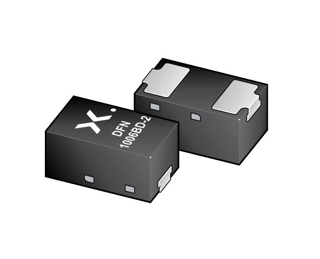 Nexperia, 75V Zener Diode 365 mW SMT DFN1006BD-2
