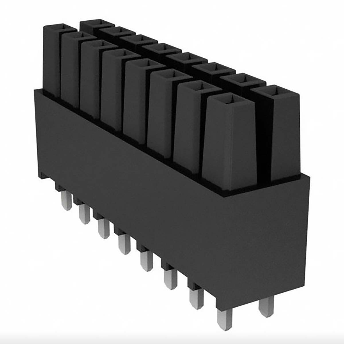 Samtec IPS1 Series Straight Surface Mount PCB Socket, 20-Contact, 2-Row, 2.54mm Pitch, Solder Termination