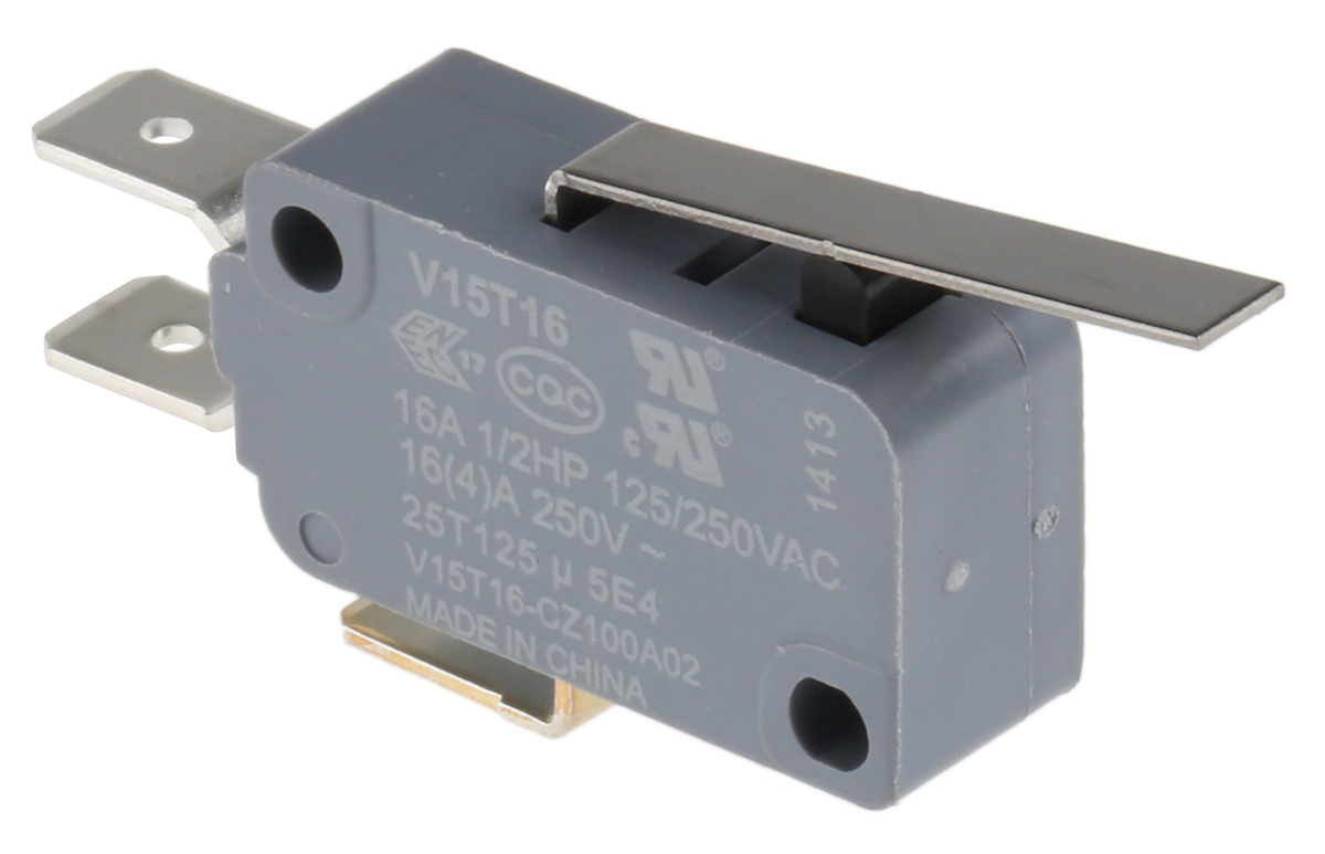 Honeywell Leaf Lever Micro Switch, Tab Terminal, 16 A @ 250 V ac, SPDT