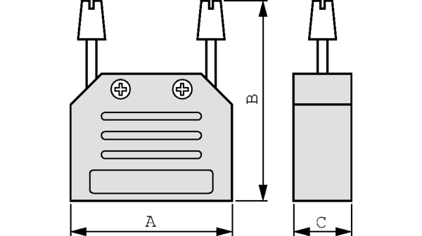 Encitech Connectors 6260 Series Polyamide D Sub Backshell