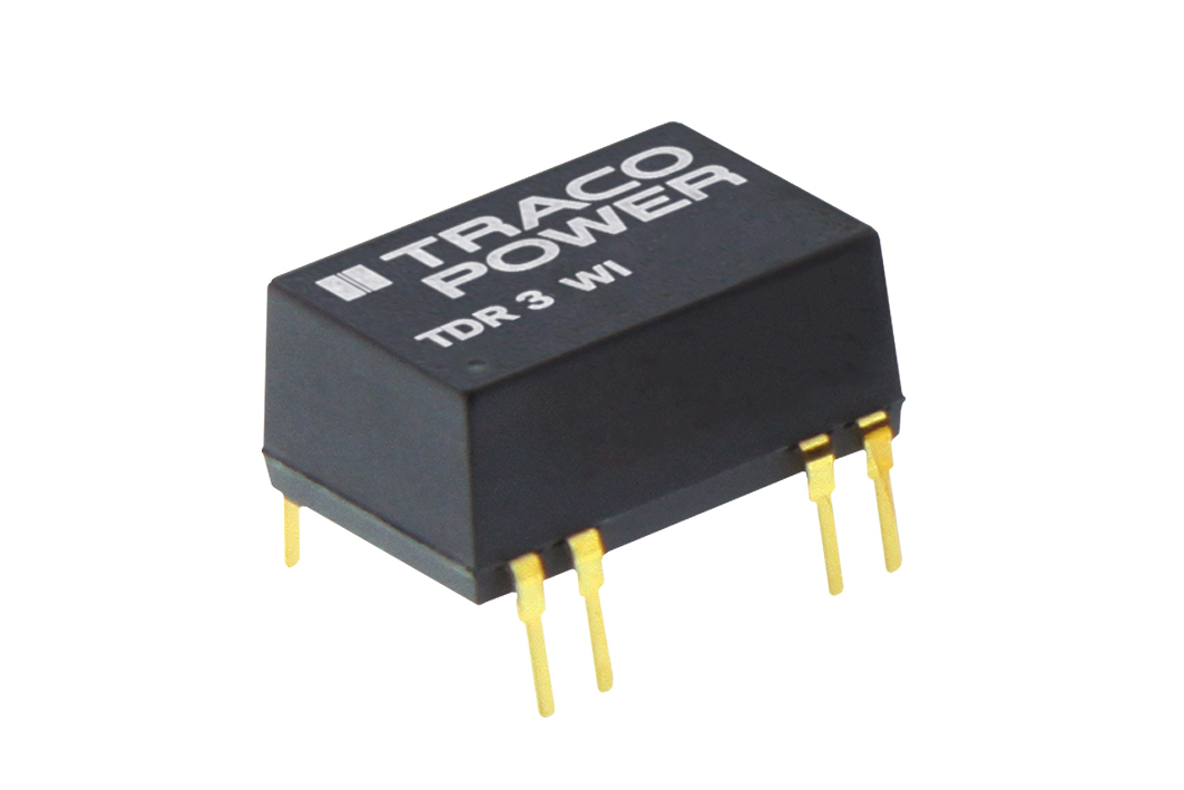 TRACOPOWER TDR 3WI DC-DC Converter, 5V dc/ 600mA Output, 9 → 36 V dc Input, 3W, Through Hole, +85°C Max Temp
