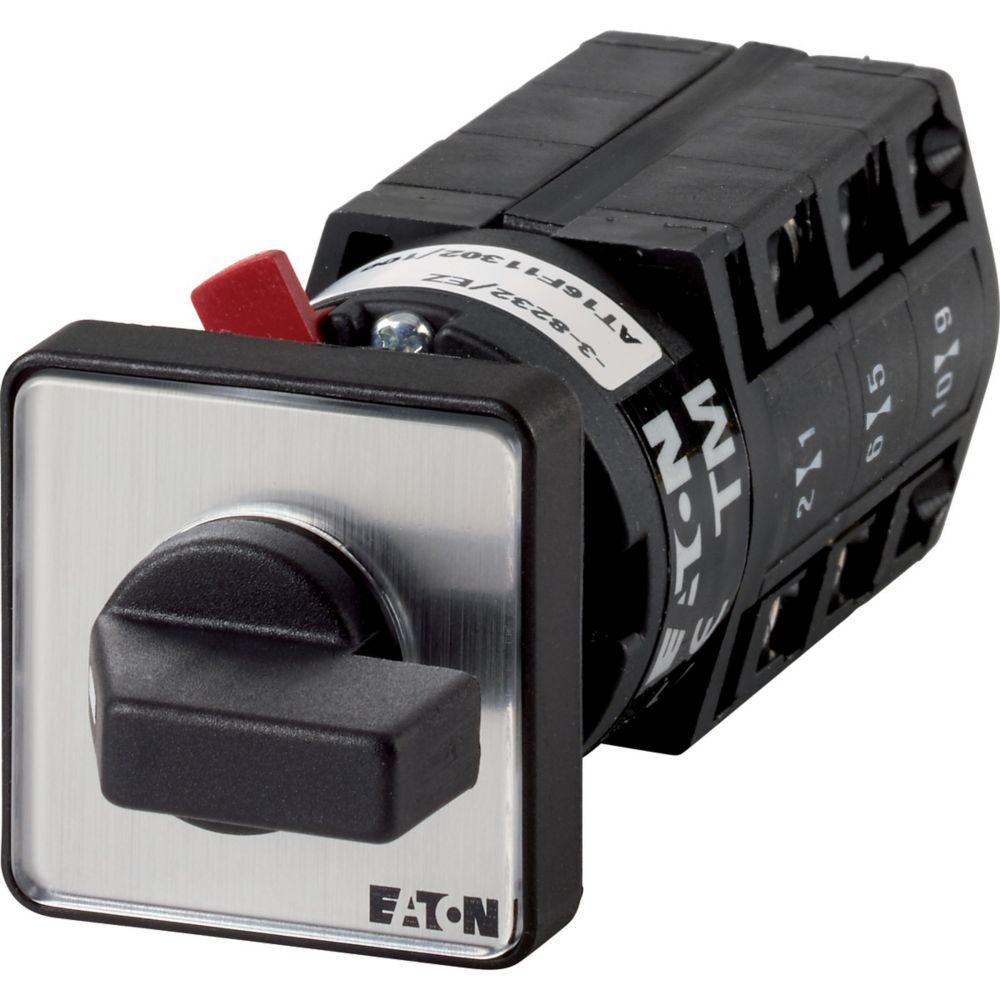 Eaton, 2P 4 Position 45° Multi Step Cam Switch, 500V (Volts), 10A, Toggle Actuator