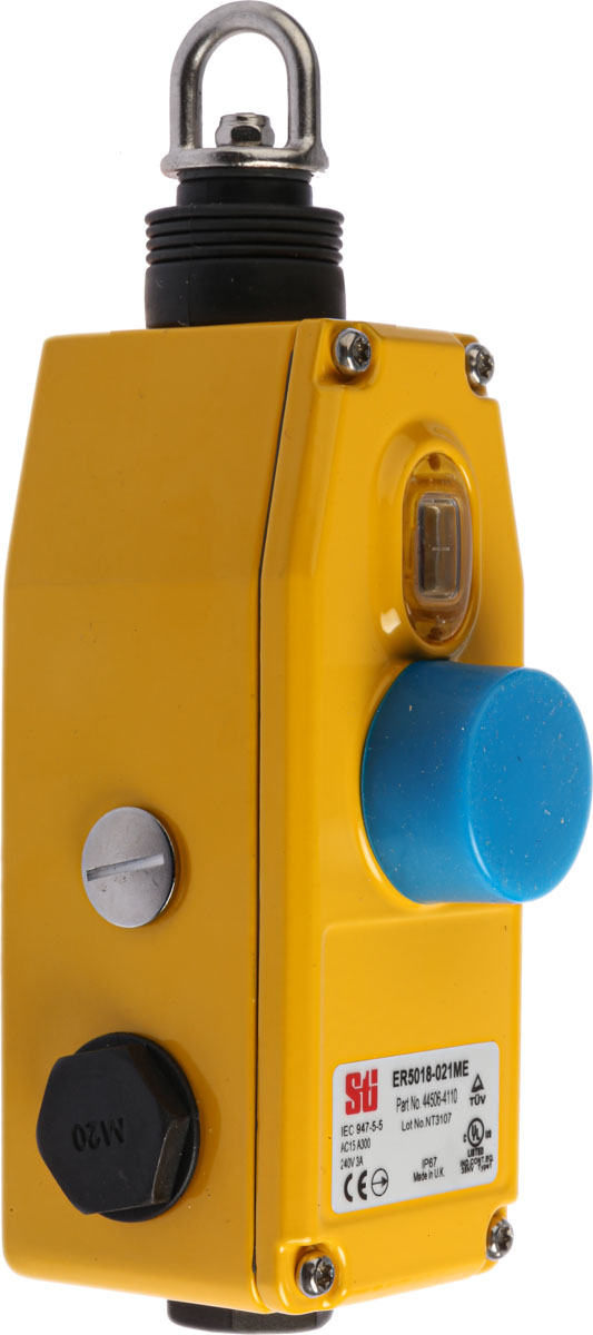 Omron ER Rope Pull Switch, 40m, NO/2NC, Straight