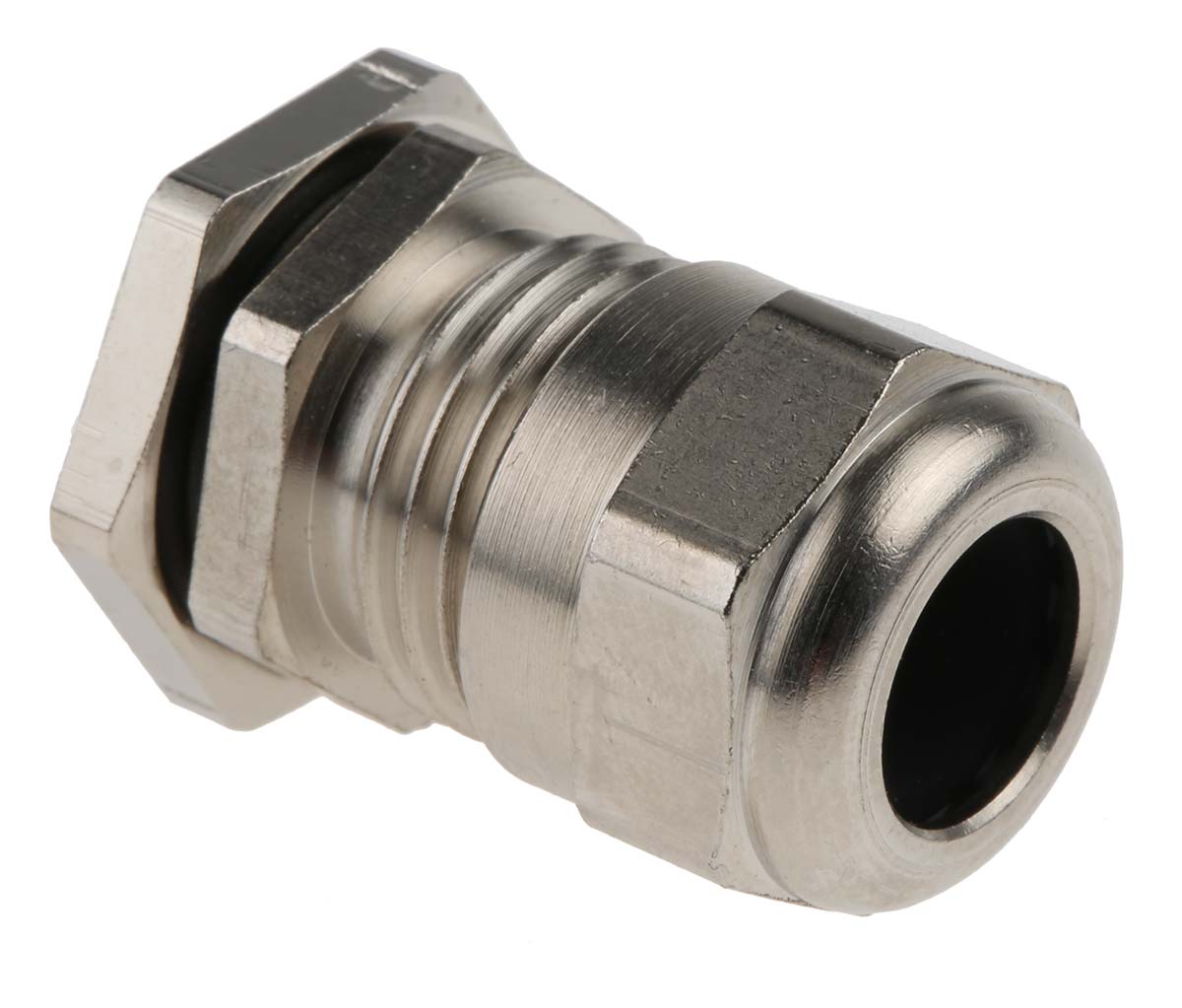 SIB SIB-TEC Series Metallic Nickel Plated Brass Cable Gland, PG9 Thread, 4mm min., 9.5mm max., IP68