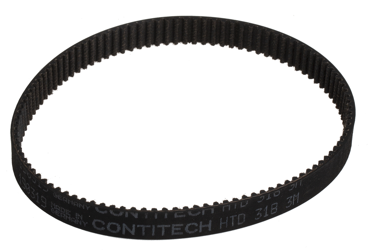 Contitech HTD 318-3M-09 Timing Belt, 106 Teeth, 318mm Length, 9mm Width