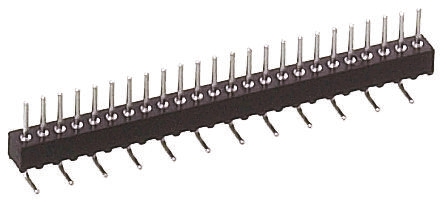 Preci-Dip 850 Series Straight Surface Pin Header, 5 Contact(s), 1.27 mm Pitch, 1 Row, Unshrouded