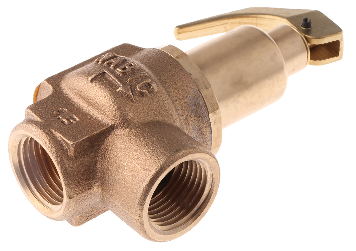 Nabic Valve Safety Products 4bar Pressure Relief Valve With Female BSP 1/2 in BSP Female Connection and a BSP 1/2