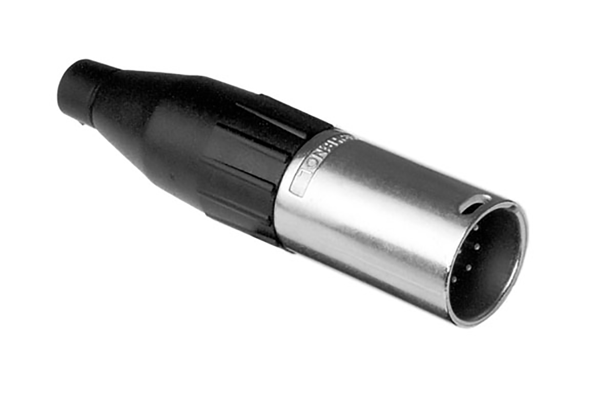 Amphenol Industrial Cable Mount XLR Connector, Male, 133 V ac, 7 Way, Silver Plating