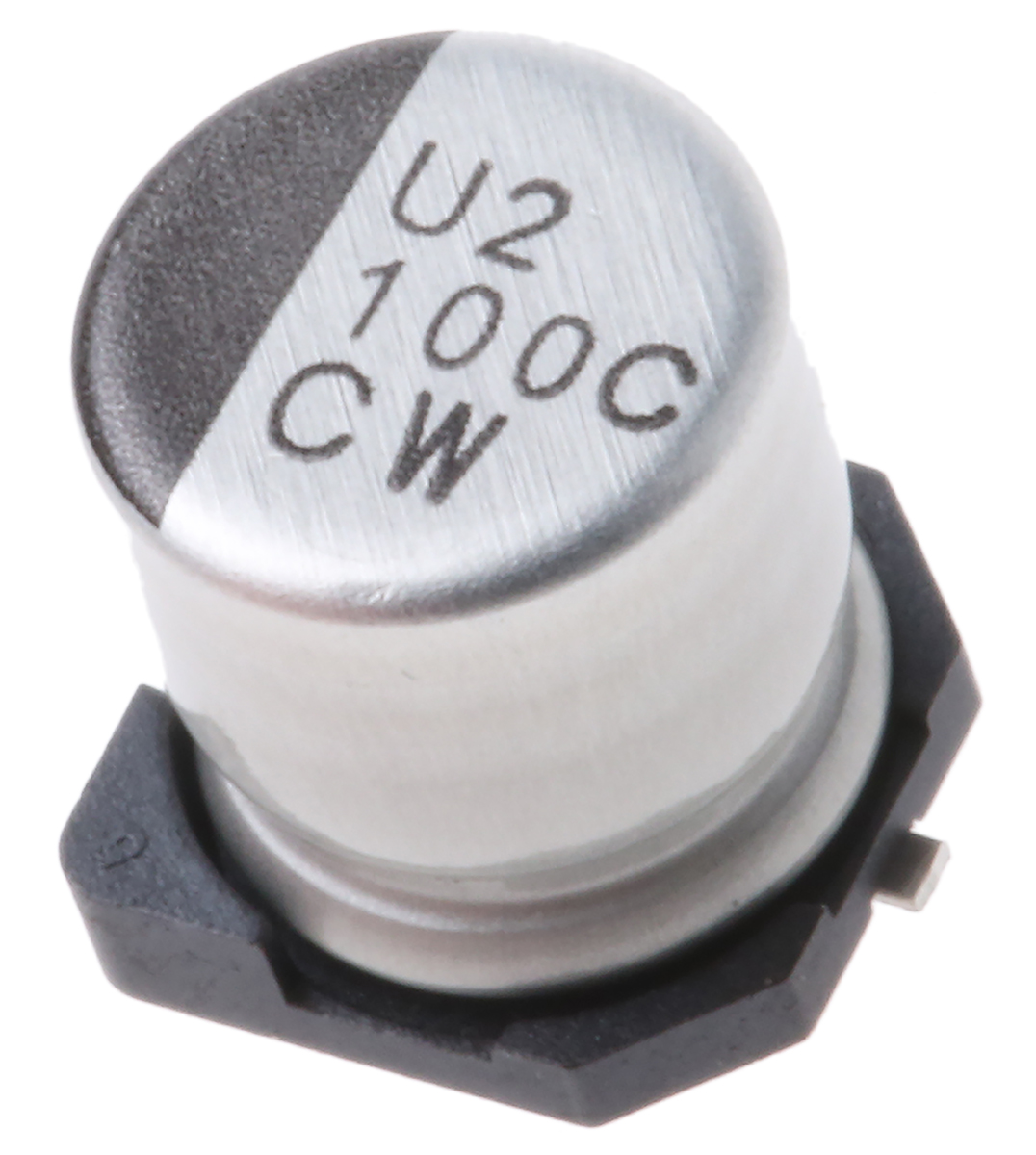 Nichicon 100μF Aluminium Electrolytic Capacitor 16V dc, Surface Mount - UCW1C101MCL1GS