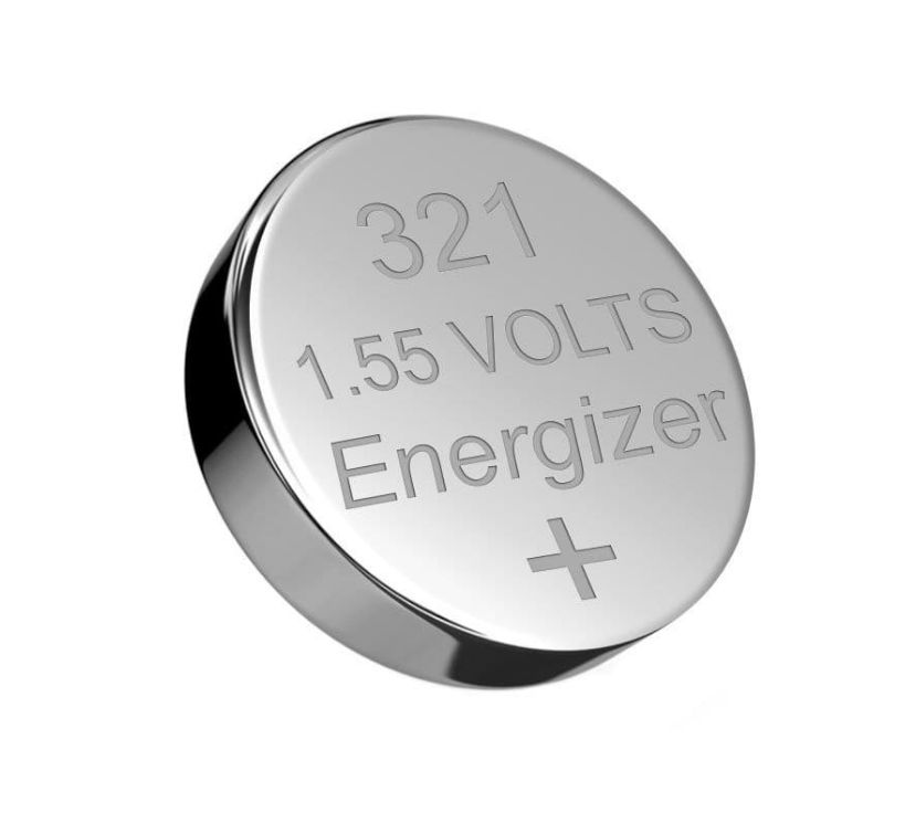 Energizer Button Battery, 1.55V, 6.8mm Diameter