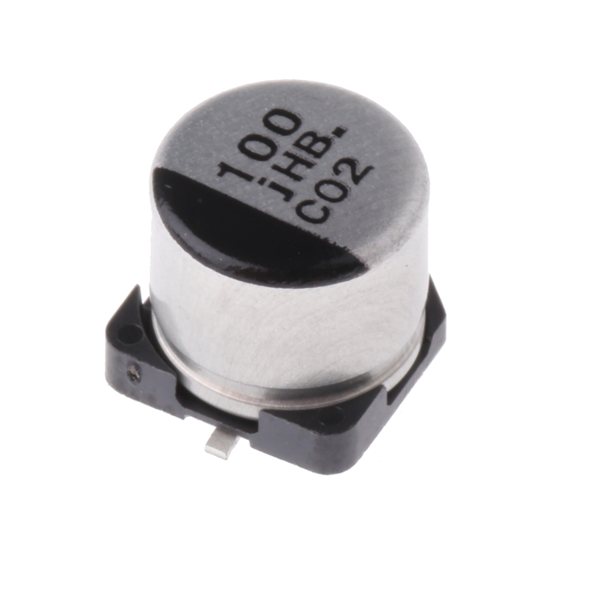Panasonic 100μF Aluminium Electrolytic Capacitor 6.3V dc, Surface Mount - EEEHB0J101P