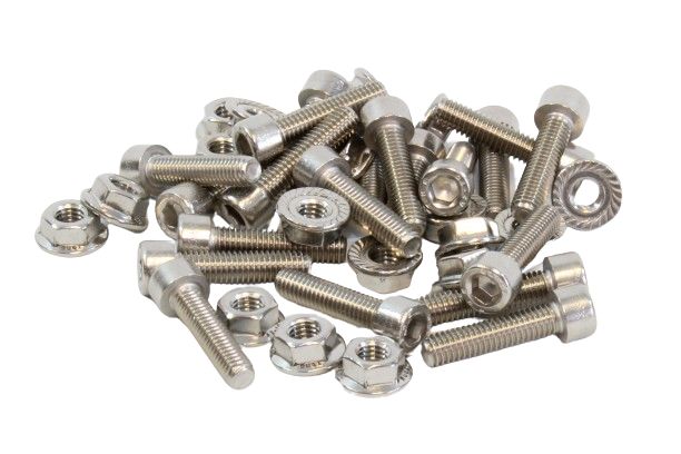 Hammond Phillips Pan Steel Screw/Bolt Kit RoHS Compliant x 6.35mmx0.250in