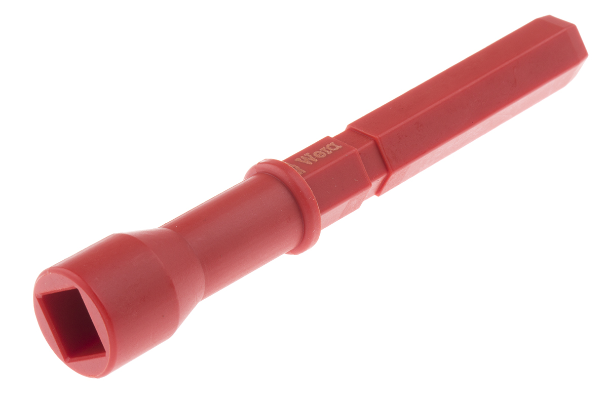 Wera Square Screwdriver, 8.1 mm Tip, 154 mm Blade, 89 mm Overall