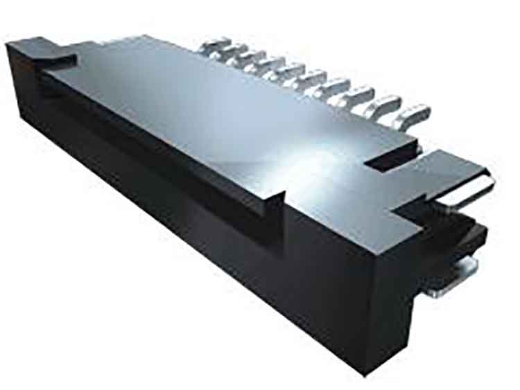 Samtec, ZF1 1mm Pitch 10 Way Horizontal Female FPC Connector, Solder