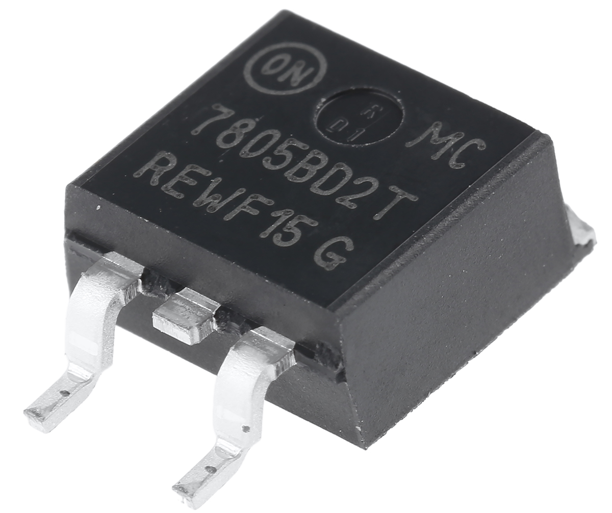 onsemi NCV7805BD2TR4G, Voltage Regulator 35V 3-Pin