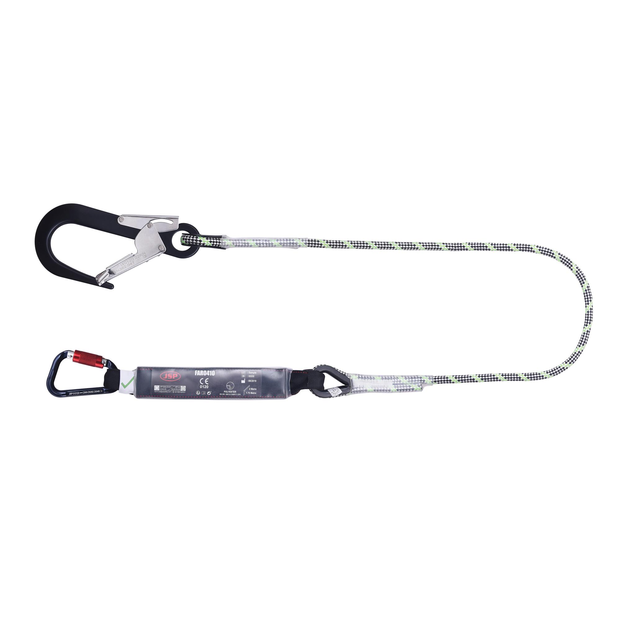 JSP 2m Fall Arrest Fall Arrest Lanyard Screw Karabiner Single