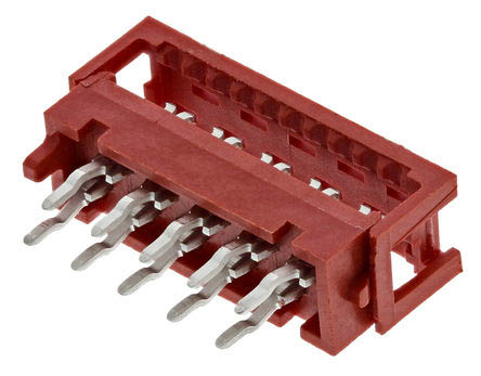 TE Connectivity 10-Way IDC Connector Plug for  Through Hole Mount, 2-Row