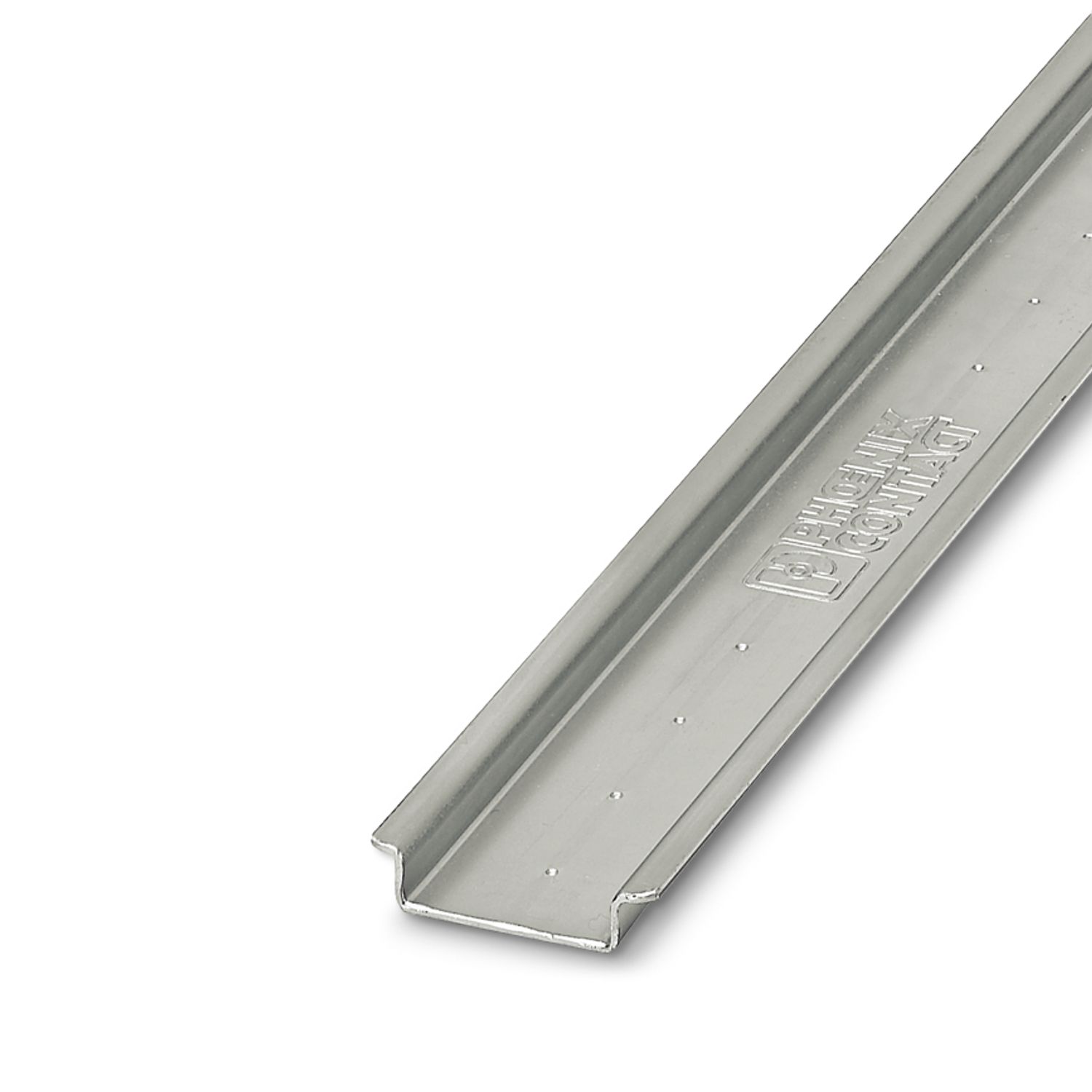 Phoenix Contact Steel Unperforated DIN Rail, Top Hat Compatible, 2m x 35mm x 7.5mm