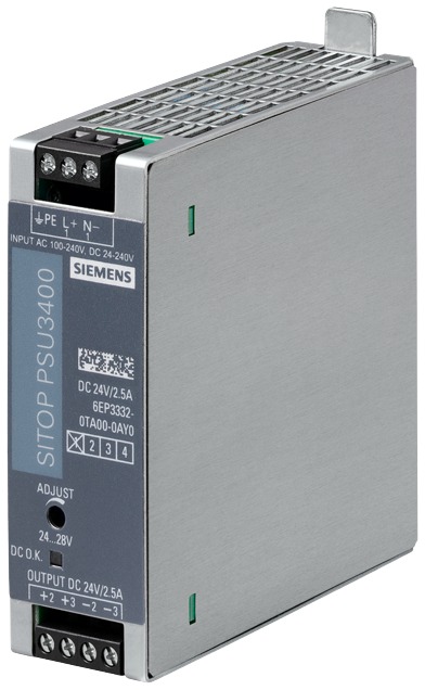Siemens SITOP DC-DC Converter, 24V dc/ 5A Output, 130W, DIN Rail Mount