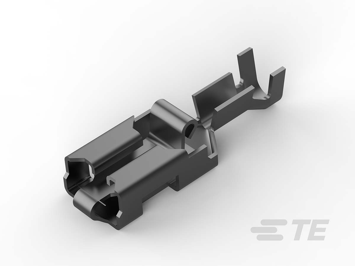 TE Connectivity 250 Series Female Crimp Terminal, 16AWG Max