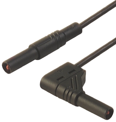 Hirschmann Test & Measurement, 32A, 1000V ac/dc, Black, 1m Lead Length
