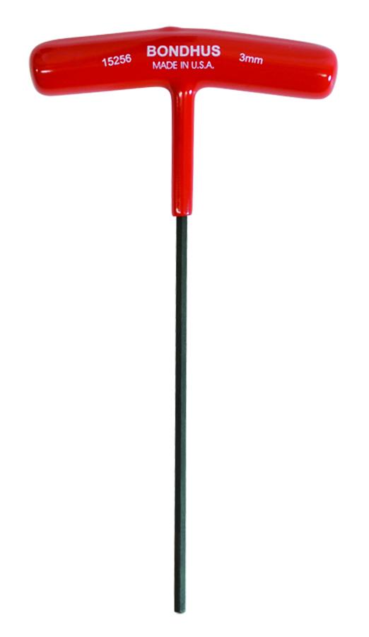 Bondhus T Shape Metric Hex Key, 3mm