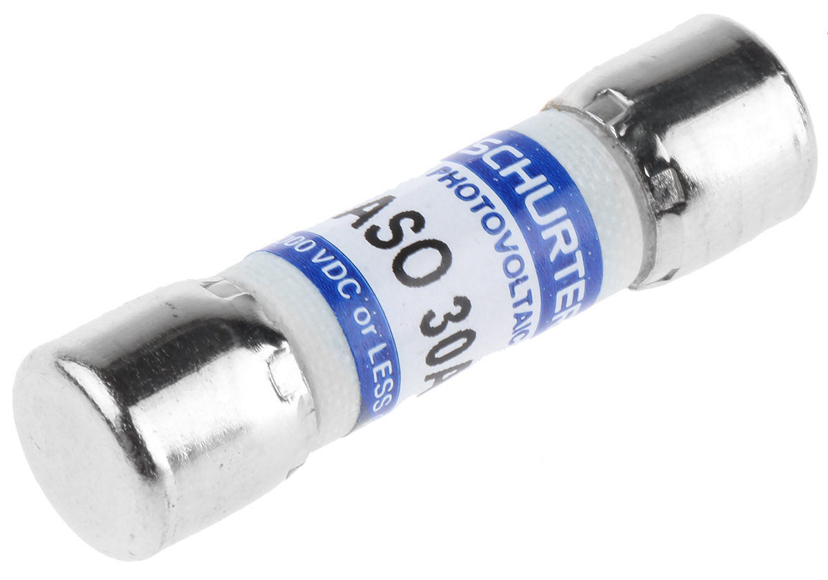Schurter 30A F Melamine Cartridge Fuse, 10 x 38mm