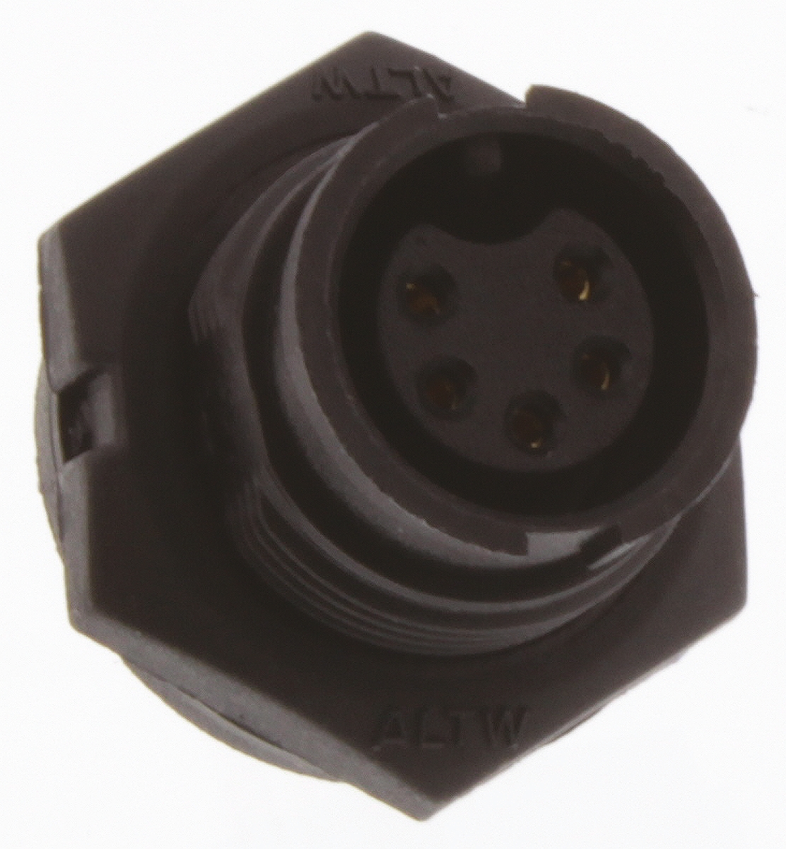 Amphenol Industrial Industrial Circular Connector, 5 Contacts, Threaded, Standard Connector, Socket, Female, IP67, Ceres