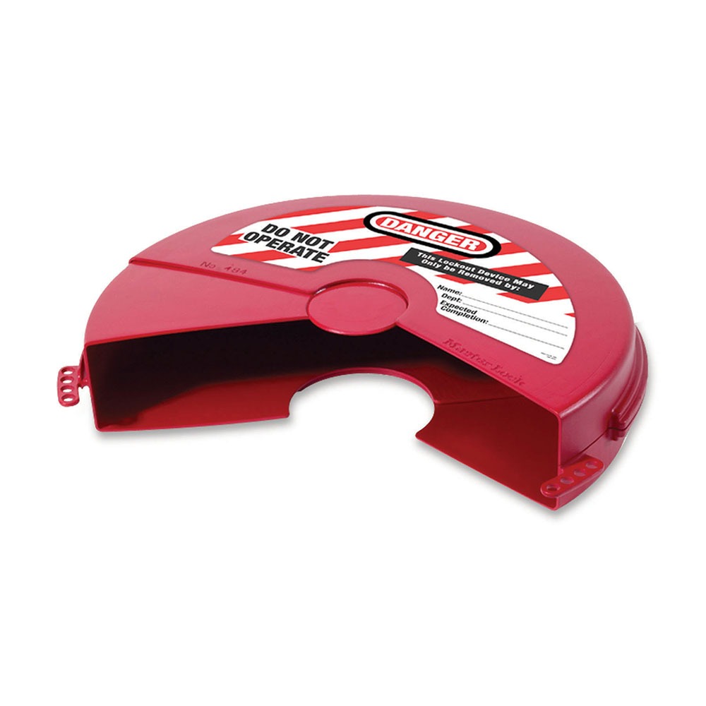 Master Lock Red Zenex Thermoplastic Gate Valve Lockout