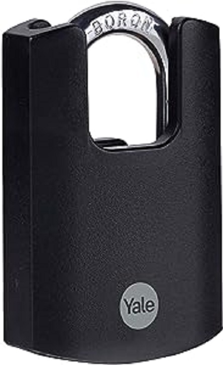Yale Padlock Weatherproof Steel Padlock, 5mm Shackle