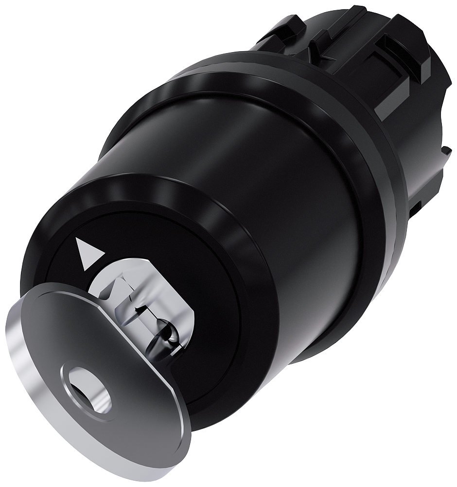 Siemens SIRIUS ACT 3SU10 2-position Key Switch Head, Latching, 22mm Cutout
