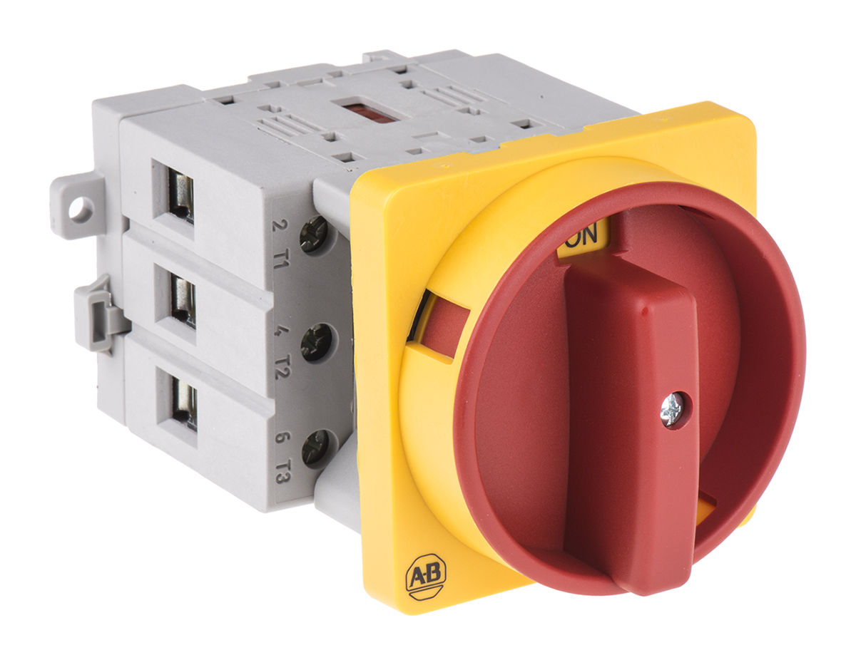 Allen Bradley 3P Pole Isolator Switch - 40A Maximum Current, IP66