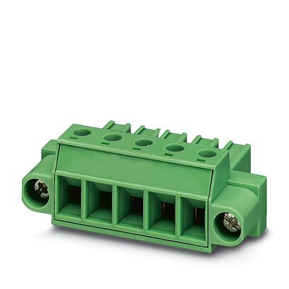 Phoenix Contact Pluggable Terminal Block, 6-Contact, 7.62 mm Pitch, 1-Row