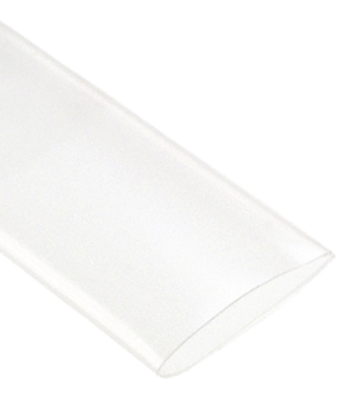 TE Connectivity Heat Shrink Tubing, Clear 4.8mm Sleeve Dia. x 1.2m Length 2:1 Ratio, KYNAR Series