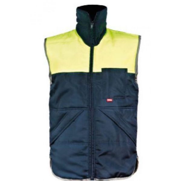 Flexitog Navy/Yellow Highly Durable Hi Vis Vest, L