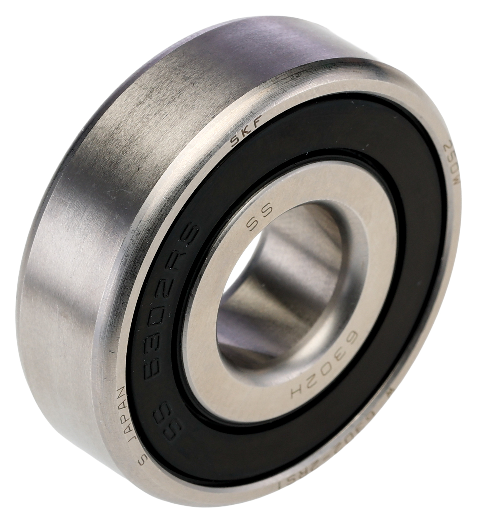 SKF W 6302-2RS1 1 Row Ball Bearing - 15 mm ID, 42 mm OD