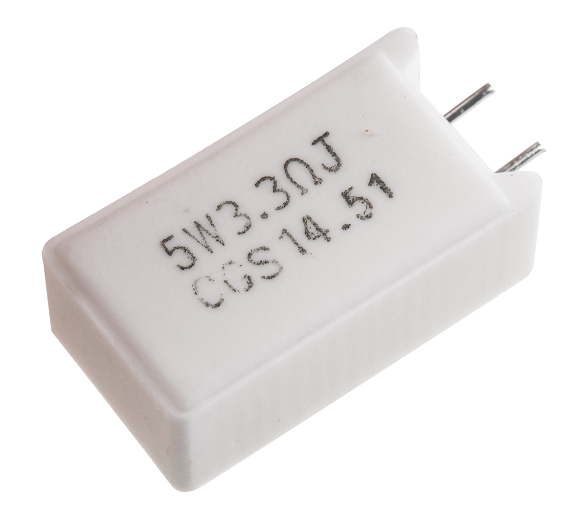 TE Connectivity 3.3Ω Wire Wound Resistor 5W ±5% SQMW53R3J