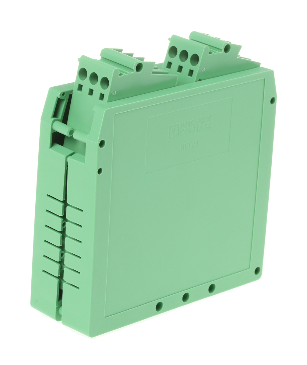Phoenix Contact Electronic Housing Enclosure Type UEGM Series , 79 x 40 x 85.5mm, Polyamide DIN Rail Enclosure