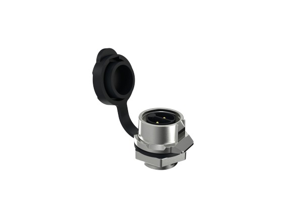 Amphenol Communications Solutions Circular Connector, 2 Contacts, Panel, M16 Connector, Plug, Female, IP67, MRD B Series