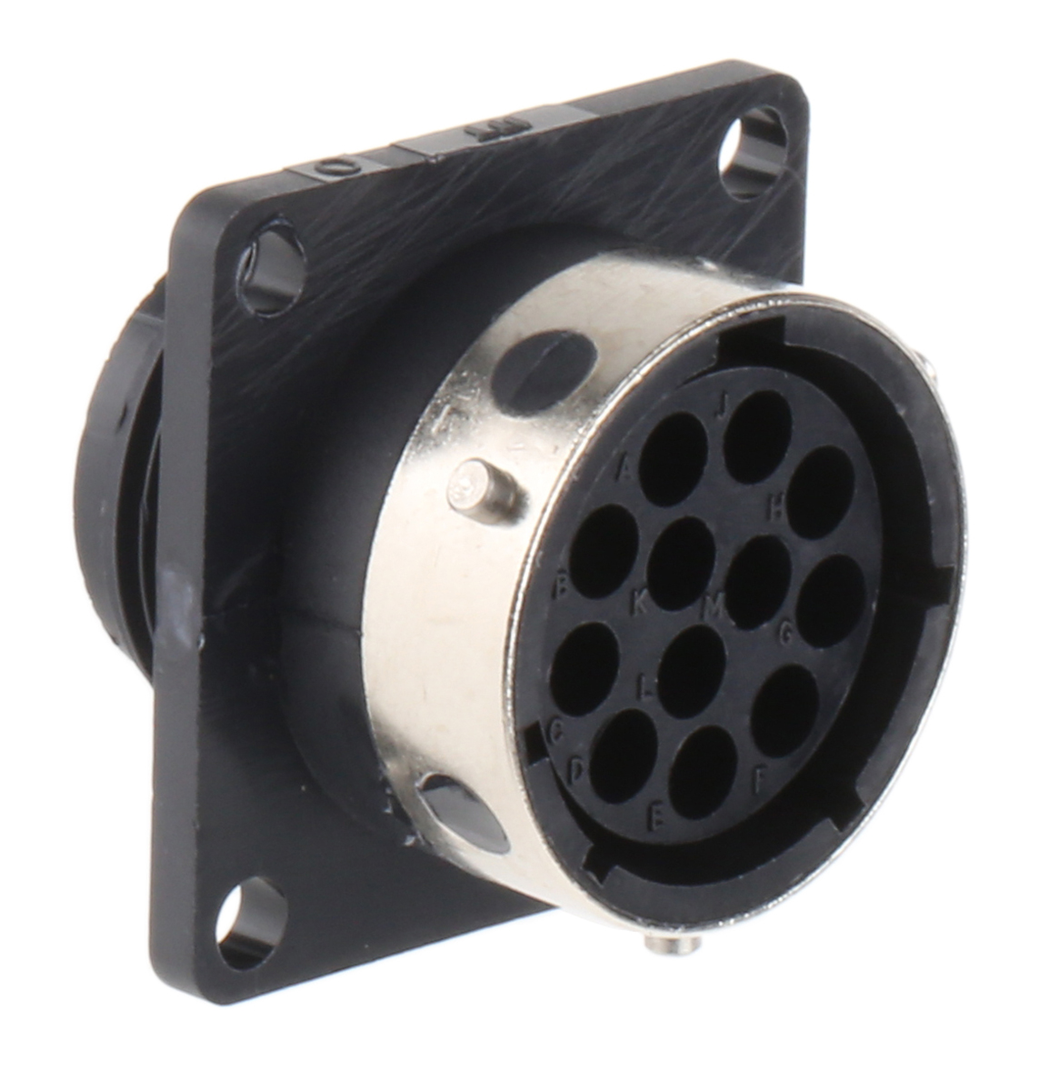 ITT Cannon Circular Connector, 12 Contacts, Panel, Standard Connector, Socket, Female, IP65, Trident Ringlock Series