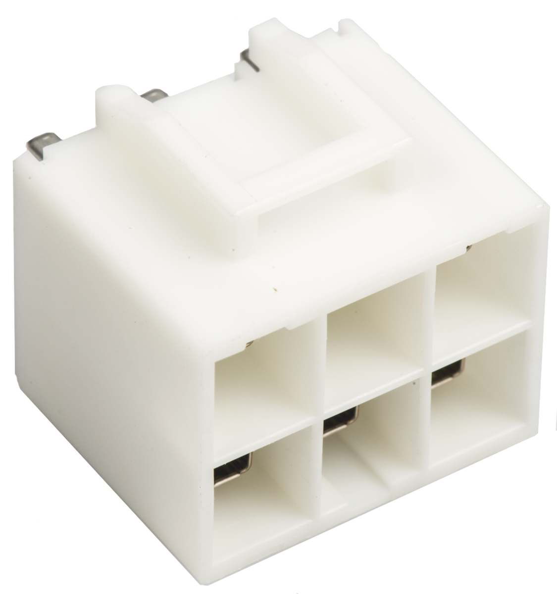JST VL Series Straight Through Hole PCB Header, 6 Contact(s), 6.2 mm Pitch, 2 Row, Shrouded