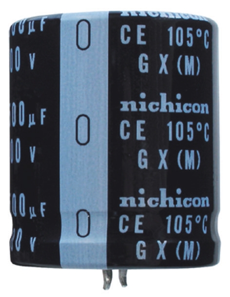 Nichicon 220μF Aluminium Electrolytic Capacitor 400V dc, Snap-In - LGX2G221MELZ45
