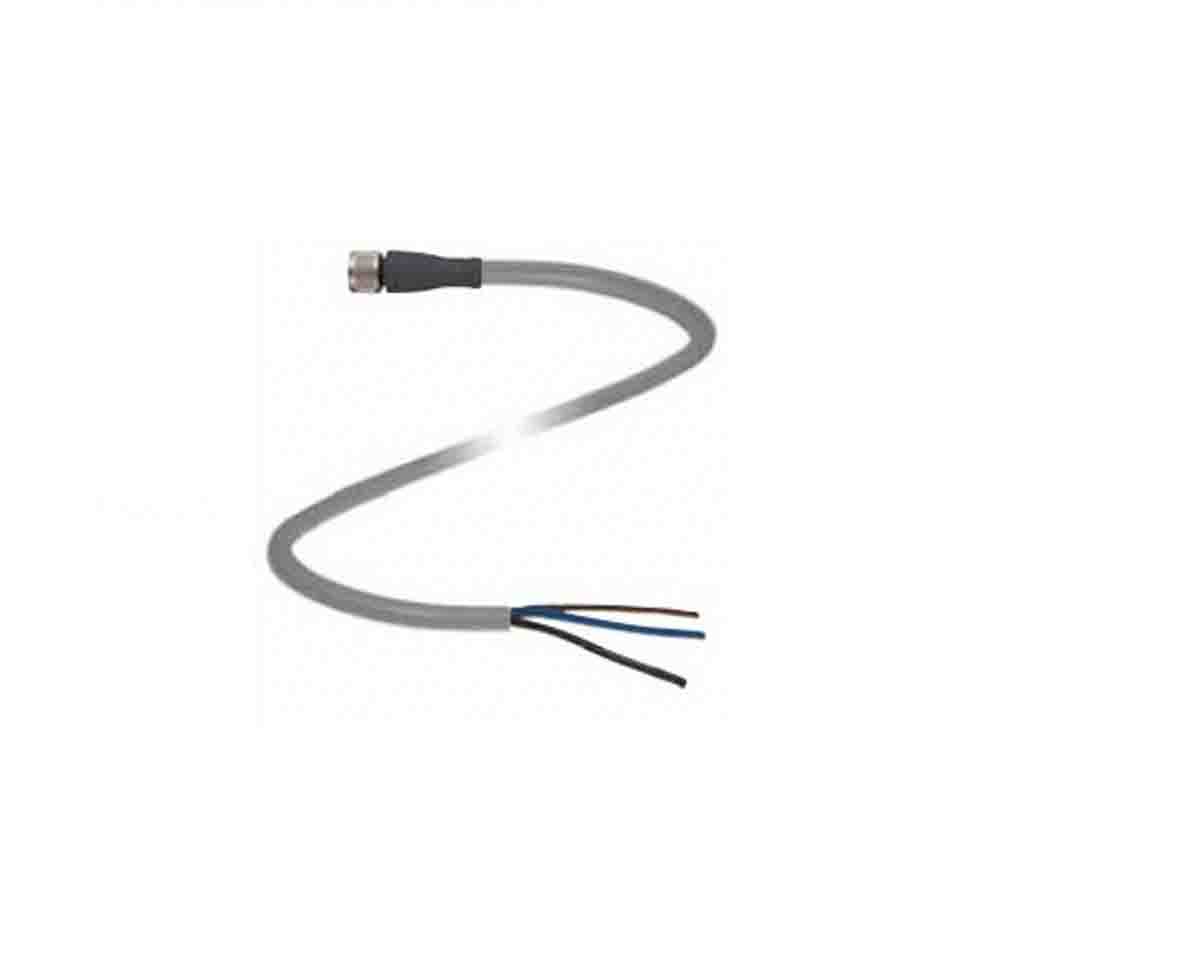 Pepperl + Fuchs Female 3 way M8 to Free End Sensor Actuator Cable, 5 m