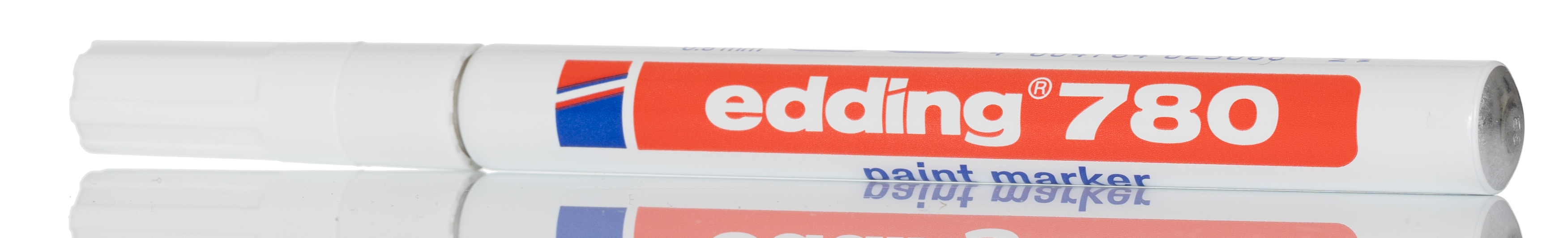 Edding White 0.8mm Extra Fine Tip Paint Marker Pen for use with Glass, Metal, Plastic, Wood