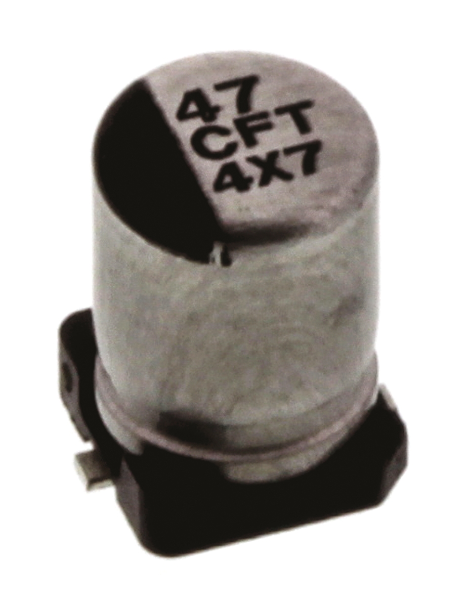 Panasonic 47μF Aluminium Electrolytic Capacitor 16V dc, Surface Mount - EEEFT1C470AR