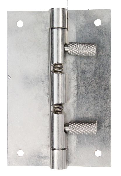 Steinbach & Vollman Stainless Steel Spring Hinge, 76.2mm x 50.8mm x 8.75mm