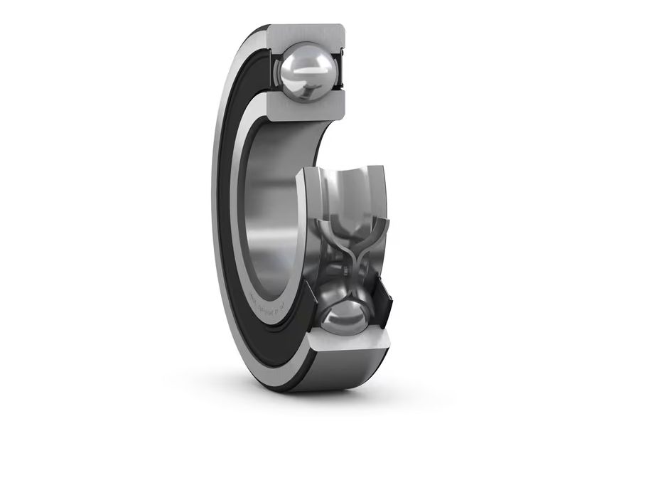 SKF 63004-2RS1 1 Row Deep Groove Ball Bearing - 20 mm ID, 42 mm OD