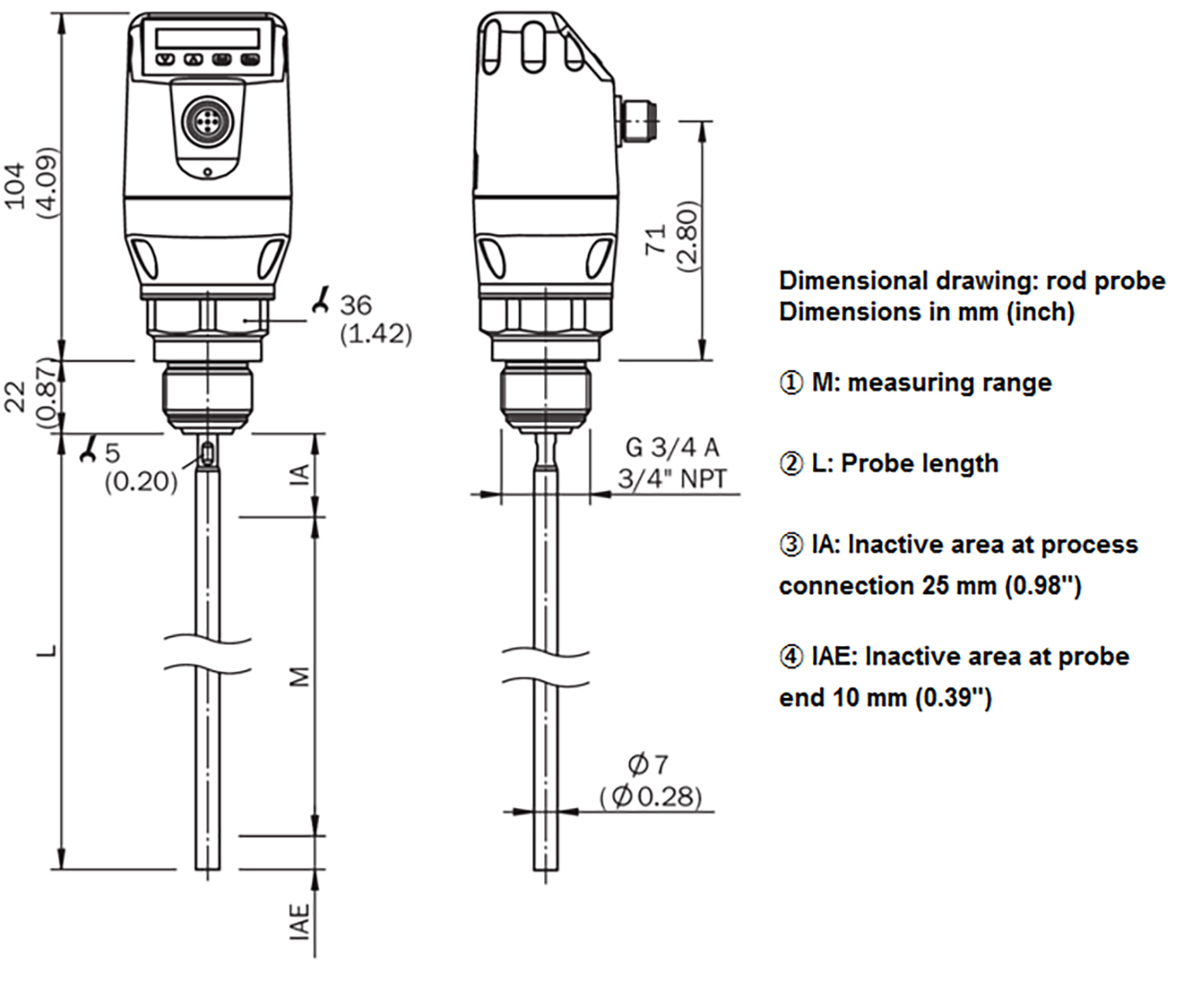 SICK Guided Radar Level Radar, 0-10 V, 4-20 mA Output, Vertical, PBT Body