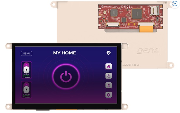 4D Systems gen4-uLCD-70DCT-WVA TFT LCD Colour Display / Touch Screen, 7in, 800 x 480pixels